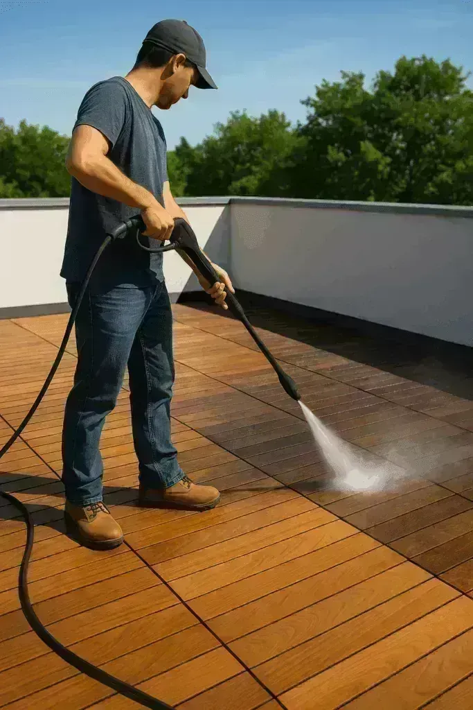 Ipe wood deck tiles; Ipe wood roof tiles