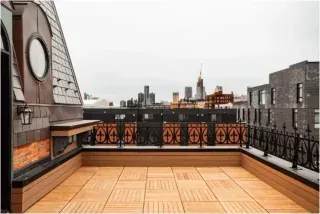 Roof Deck on the Henry Glover Historic House - Detroit, MI by Skydeck USA