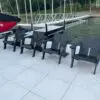 Concrete Pavers on Boat Dock by Skydeck USA