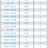 SkyWalk Concrete Paver Size and Thickness Chart