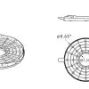 Base Slope Corrector for SkyJack Paver Pedestals Detail Drawing