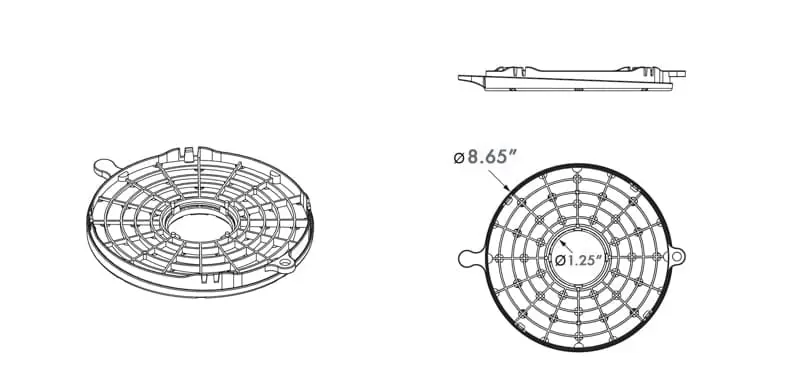 Base Slope Corrector for SkyJack Paver Pedestals Detail Drawing