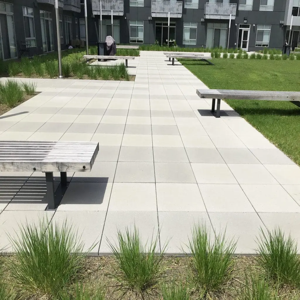 Rooftop Deck at Ducharme Place Apartments in Detroit, MI by Skydeck USA