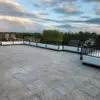 Rooftop Patio Porcelain Roof Pavers in Quartzite Sandy Island