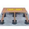 Spiral Series Pedestal on Deck Joists Scene