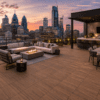 Strato-Chestnut 2cm Porcelain Paver; Wood Look Porcelain Paver by Skydeck USA