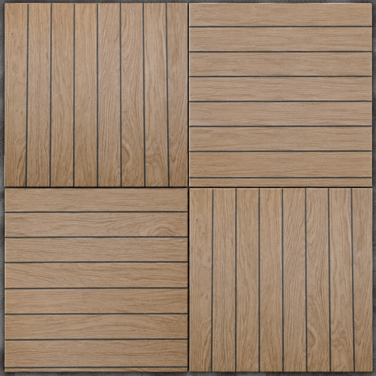 Strato-Teak 2cm SkyWalk Porcelain Paver by Skydeck USA