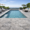 Travertine Andes Silver 2cm Porcelain Paver by Skydeck USA