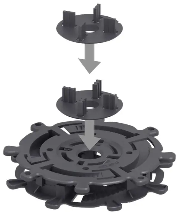 SD-S - 1.18" - 2" Adjustable Spiral Pedestal - Image 8
