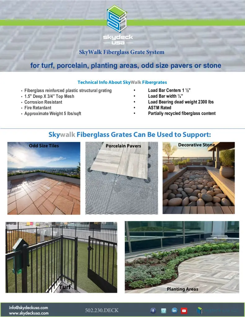 thumbnail of 2025 Skydeck Fiberglass Grate Brochure