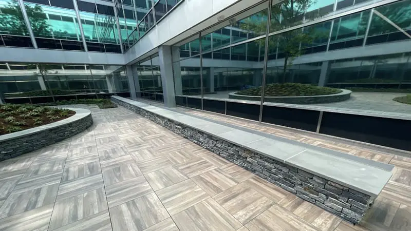 Cigna - Knee Wall and Porcelain Pavers copy (2)