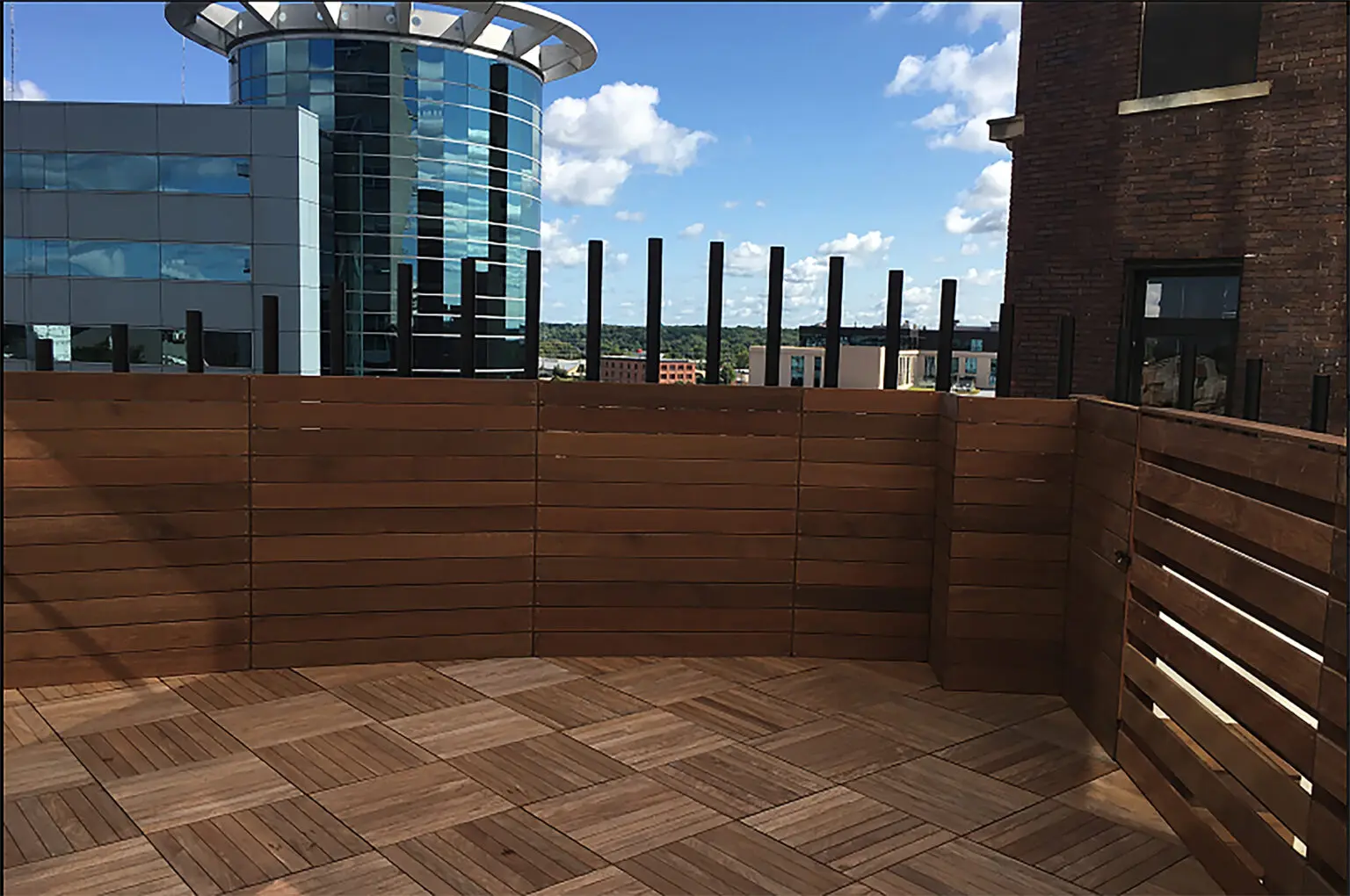 Rooftop Deck at The Exchange Building - Kalamazoo, MI by Skydeck USA