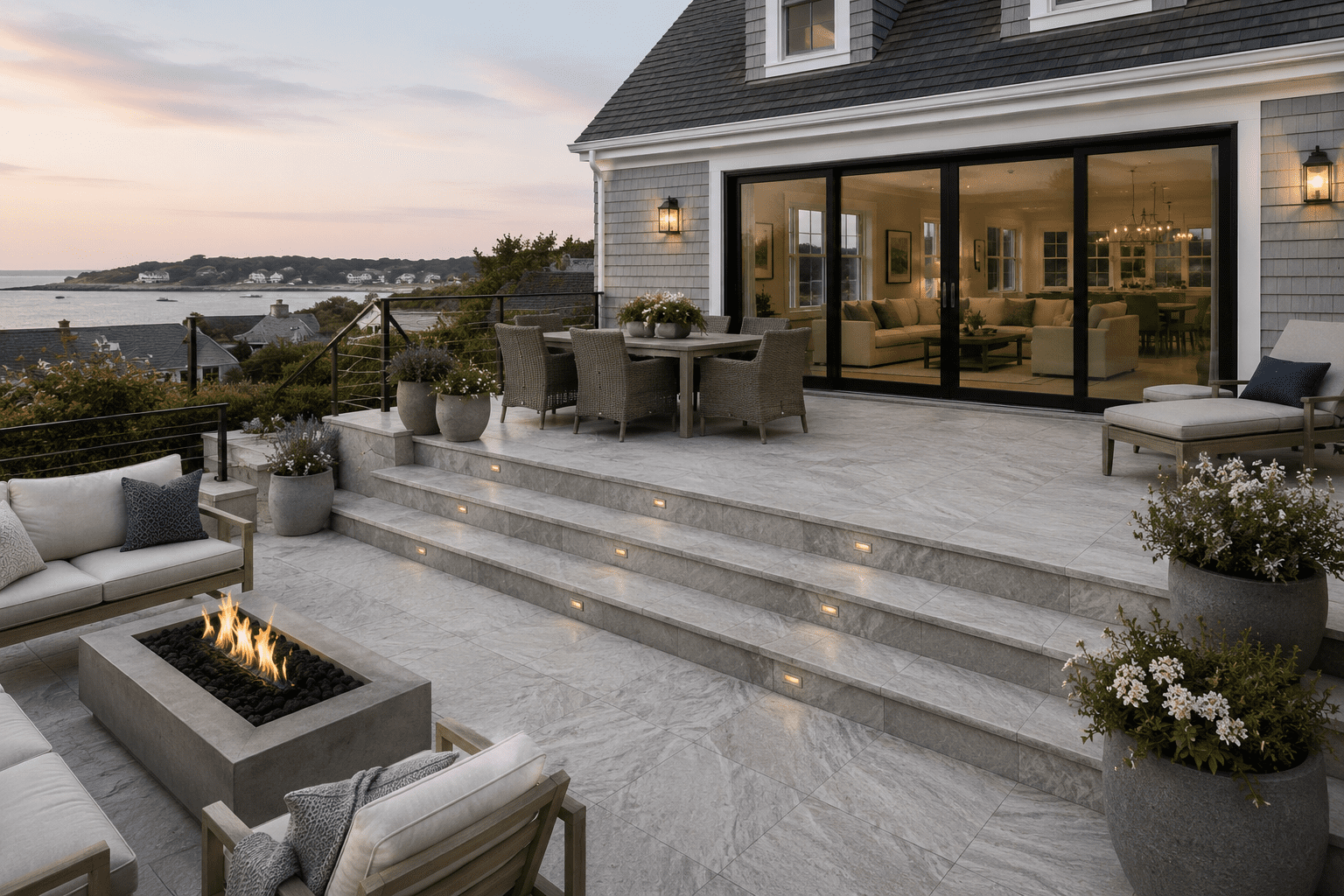 Quartzite Cloud 2cm porcelain paver - StoneTech Series by Skydeck USA