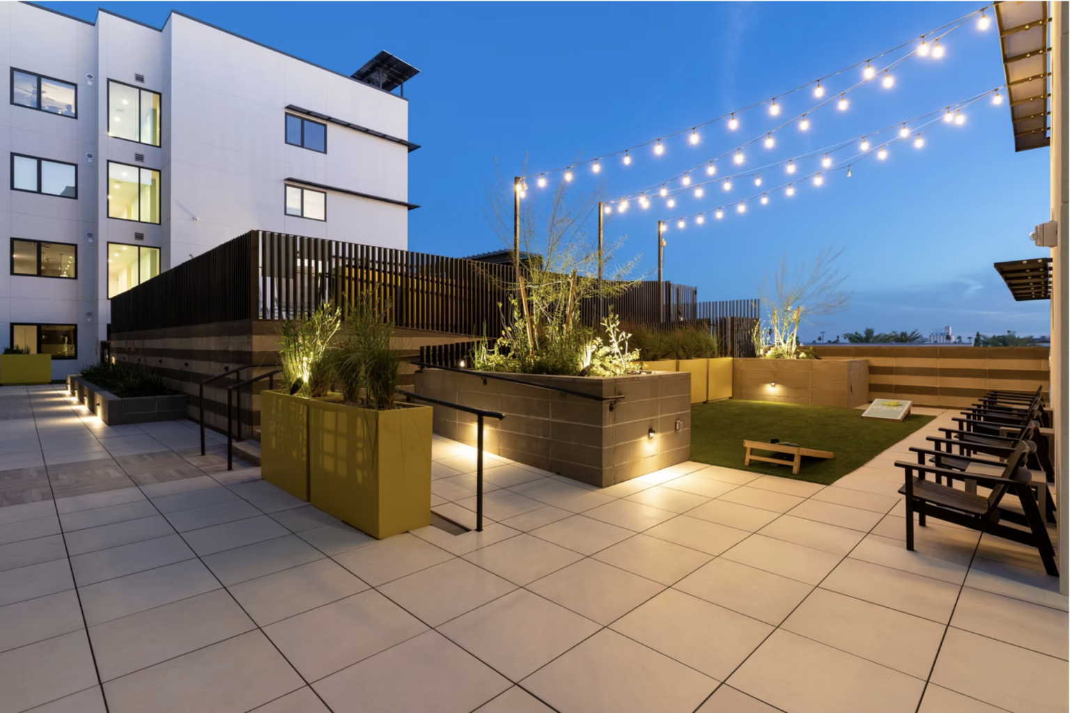 Terrazzo Cool White 2cm Porcelain Paver by Skydeck USA