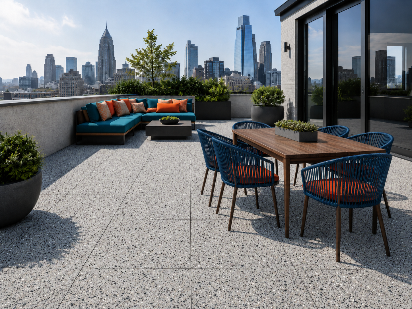 Silver Ridge Concrete Paver (SD-71409E) by Skydeck USA