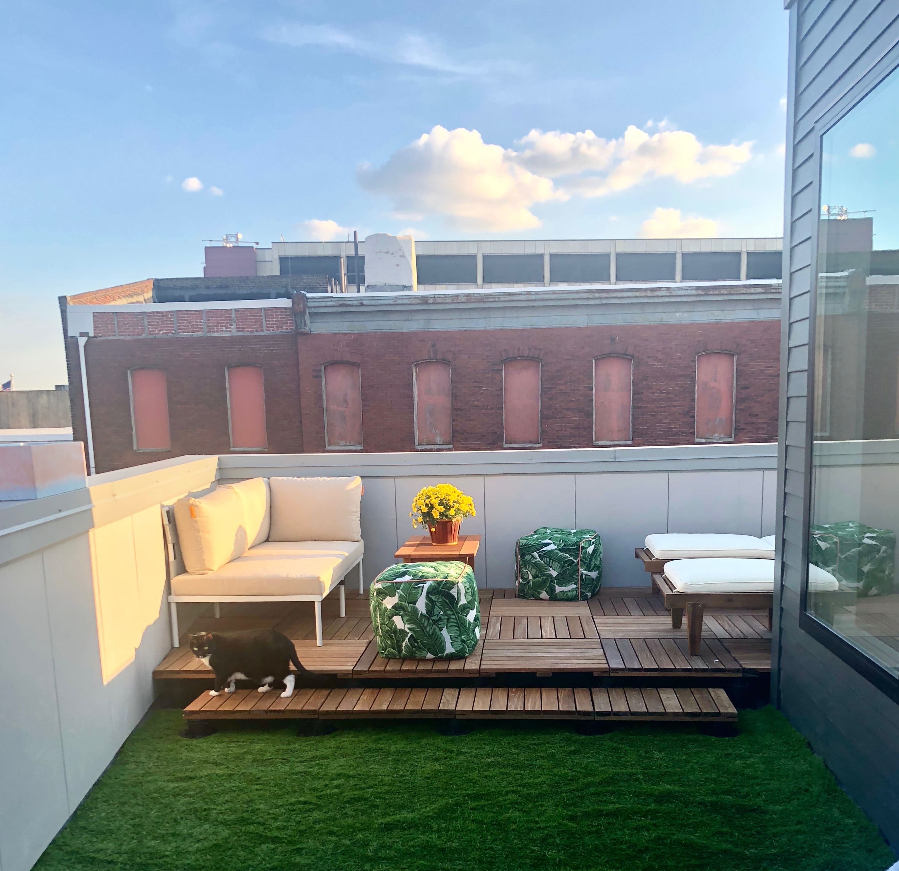 SkyWalk Ipe Deck Tiles Ipe Deck Tiles with Pedestals